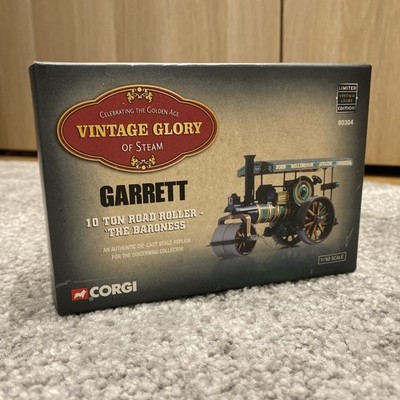 CORGI GARRETT 10 TON ROAD ROLLER JOHN MILLINGTON of AUDLEM 1/50 80304