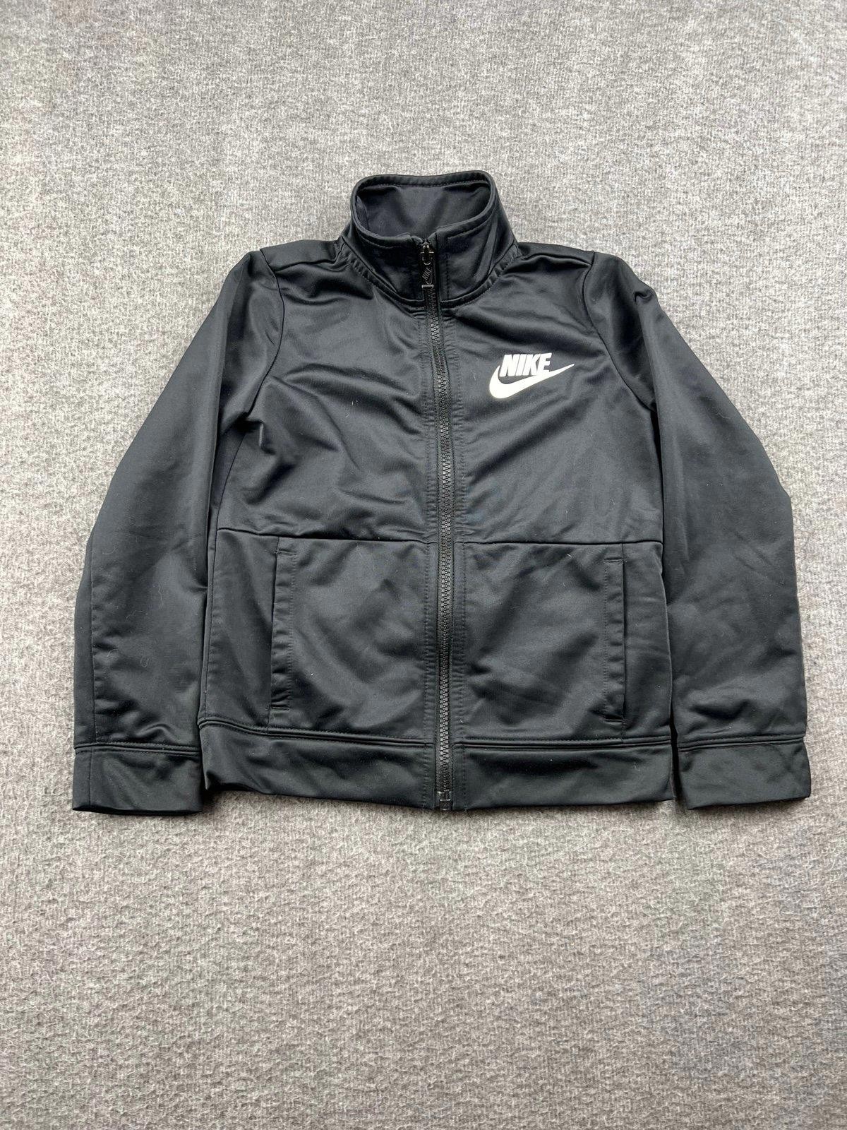 SACAI X NIKE Giacca Nike bambino nera con zip taglia 5 6 anni