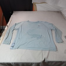 Carhartt FR Shirt Mens 4XL Light Blue Flame Resistant Long Sleeve Work FRK009