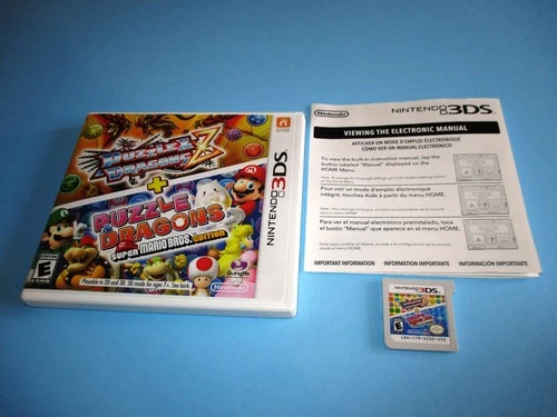 New ListingPuzzle & Dragons Z + Puzzle & Dragons Super Mario Bros. Edition (Nintendo 3DS)