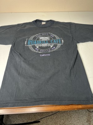 Vintage Single Stitch Roadkill Cafe California CA Shirt Mens XL Made in USA