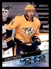 2020-21 Upper Deck #481 Cole Smith Young Guns RC