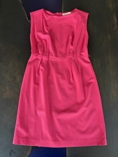 Ann Taylor LOFT Pink Size 8 Sheath Ponte Knit Stretch Career Cocktail