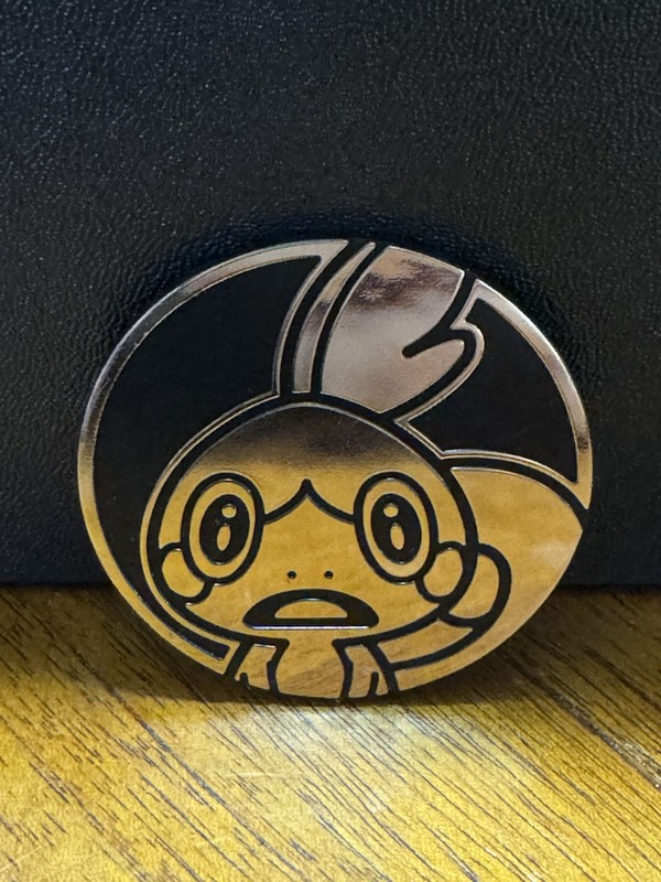Sobble Silver Mirror Collectible Jumbo Coin Official Pokemon TCG CCG