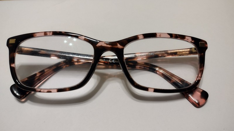 Ralph Lauren RA7089 Eyeglass Frames, Tortoiseshell, 53‑17‑140, With Case, Used