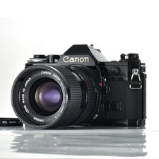 Canon AE-1 Black FD 35-70mm F4 Lens Set, Works Great M536