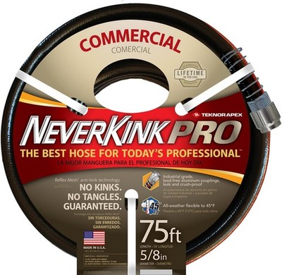 Teknor Apex Neverkink PRO Water Hose 5/8 in x 75 ft