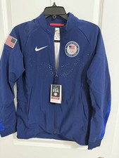 Nike Women's Paris 2024 Team Issued USA Olympic Podium Jacket DZ3572-492 Size XS