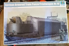 Trumpeter 1/35 ref 00223 Panzertriebwagen n16 German Armored Train
