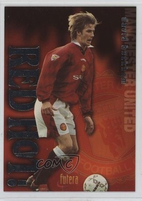 1997 Futera Manchester United Red Hot! Silver /15000 David Beckham #RH3 1m1a