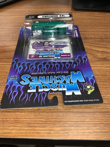 Nuove macchine muscolari pressofuse 1:64 verde Ford of America 49 Mercury #02-30 - Foto 7 di 11