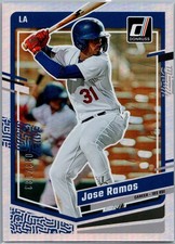 2023 Donruss #104 Jose Ramos Career Stat Line #/183