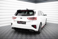 Diffusor Flaps Passend FüR Kia Ceed Gt Mk3 Schwarz Matt