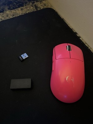 Logitech G Pro X Pink Wireless Gaming Mouse USB Receiver