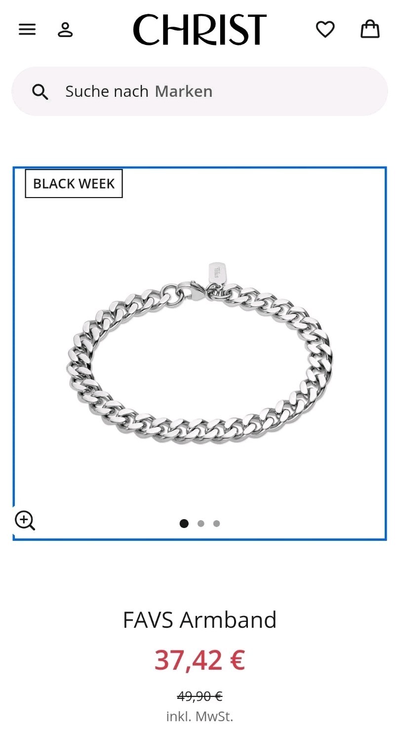 Christ Favs Herrenarmband