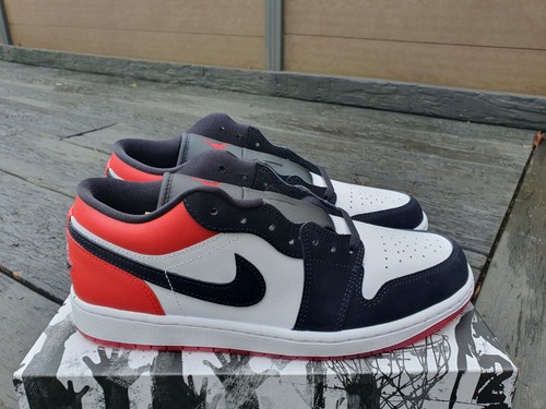 Nike Air Jordan 1 Low SE Black Toe UK 10 EUR 45 US 11 IB8971 106 - Picture 4 of 14