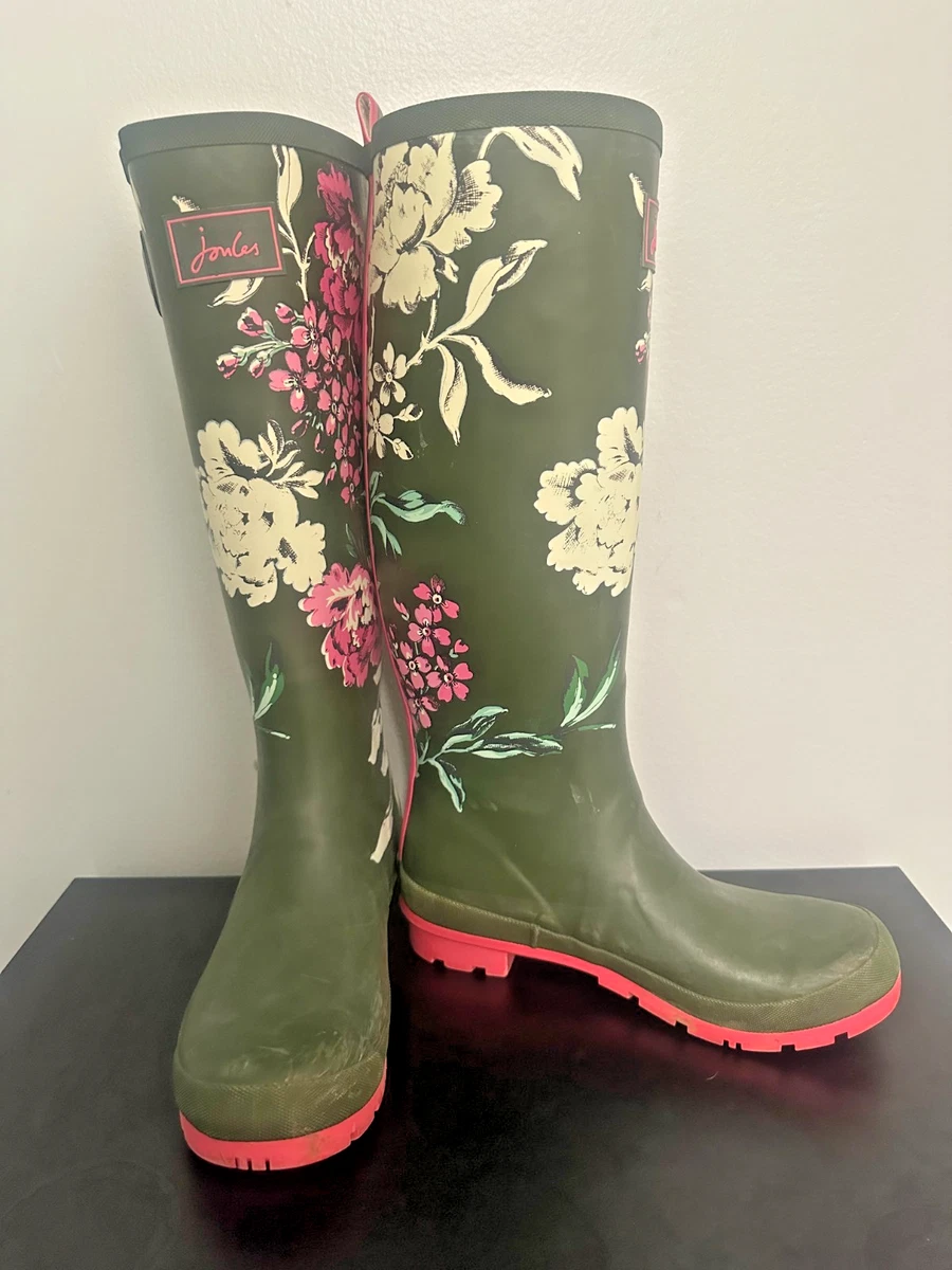 Joules Floral Boots for Women for sale | eBay