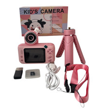 Makolle Kids Selfie Camera 1080HD Digital Camera for Ages 3 9 32GB SD Card NEW