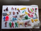 50'S 60'S PLANTIC PLAYSET TOY LOT SOME MARX