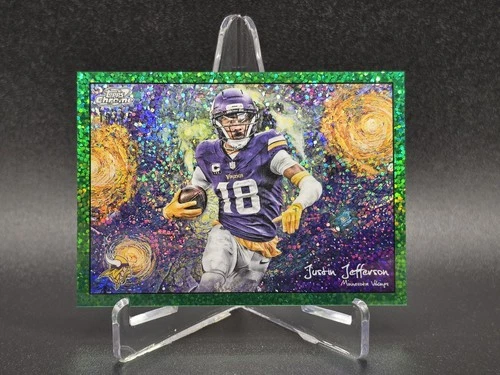 2025 Topps Cosmic Chrome Justin Jefferson Base (RAW)