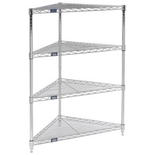Nexel 796559 Nexel Corner Wire Shelving 32"W x 24"D x 54"H