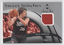 2006-07 Upper Deck Sweet Shot Sweet Stitches Memorabilia Kyle Korver #SS-KK