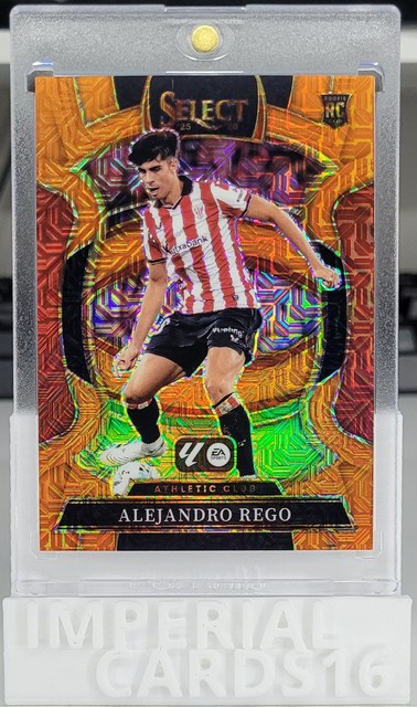 2025-26 Select La Liga #20 Alejandro Rego Orange Mojo /199 RC Athletic Club