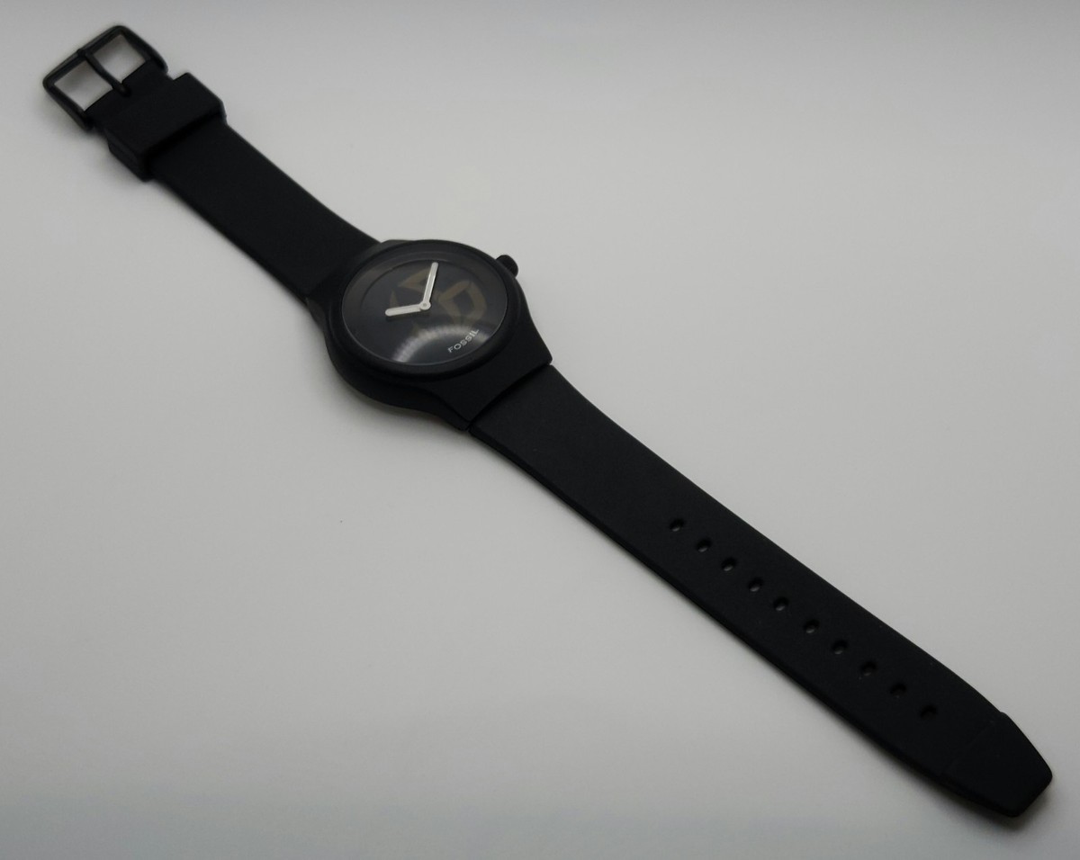 時計 FOSSIL BIG TIC analog watch black Fossil Big Tic Men's 37mm Black Tone Analog & Digital Quartz
