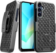Designed for Samsung Galaxy A16 Case with Belt Clip Holster - Kickstand Cover Ph