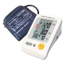 Digital arm blood pressure monitor Large LCD+features (Memory , WHO indicator)