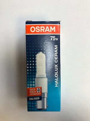   OSRAM/RADIUM HALOLUX CERAM B15d 230-240V 75W MATT 64473 AM Frosted DIMMBAR !!!