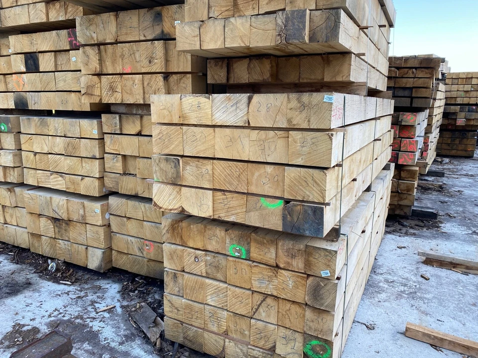 Oak Hardwood Fence Post Timber Bollards Gate Posts Wood Fencing Rail Solid Oak - Image 3 of 4