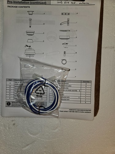 SELECT YOUR PARTS ONLY Makenna 60" LED Matte Black Ceiling Fan Replacement Parts - Picture 17 of 21