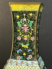 古】2663 古銅小花瓶 唐物 中国 時代 花瓶 銅製 中国风铜制花瓶