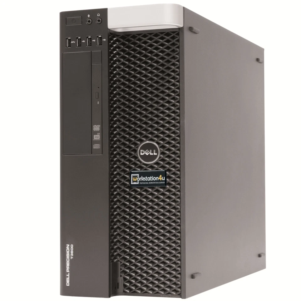 DellT3610 Workstation E5-1620v2 Ram 16GB SSD 256GB 1TB HDD Quadro NVS300 W10 B-W - Imagen 2 de 2