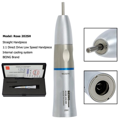 BEING Dental Slow Speed Contra Angle Air Motor Straight Handpiece 4 Hole KAVO