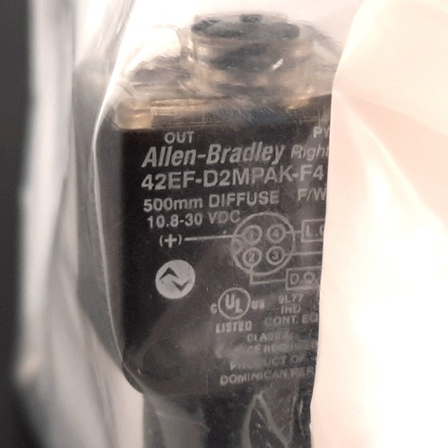 NEW Allen Bradley 42EF-D2MPAK-F4 Photoelectric Sensor, Diffuse 500mm 10 ...