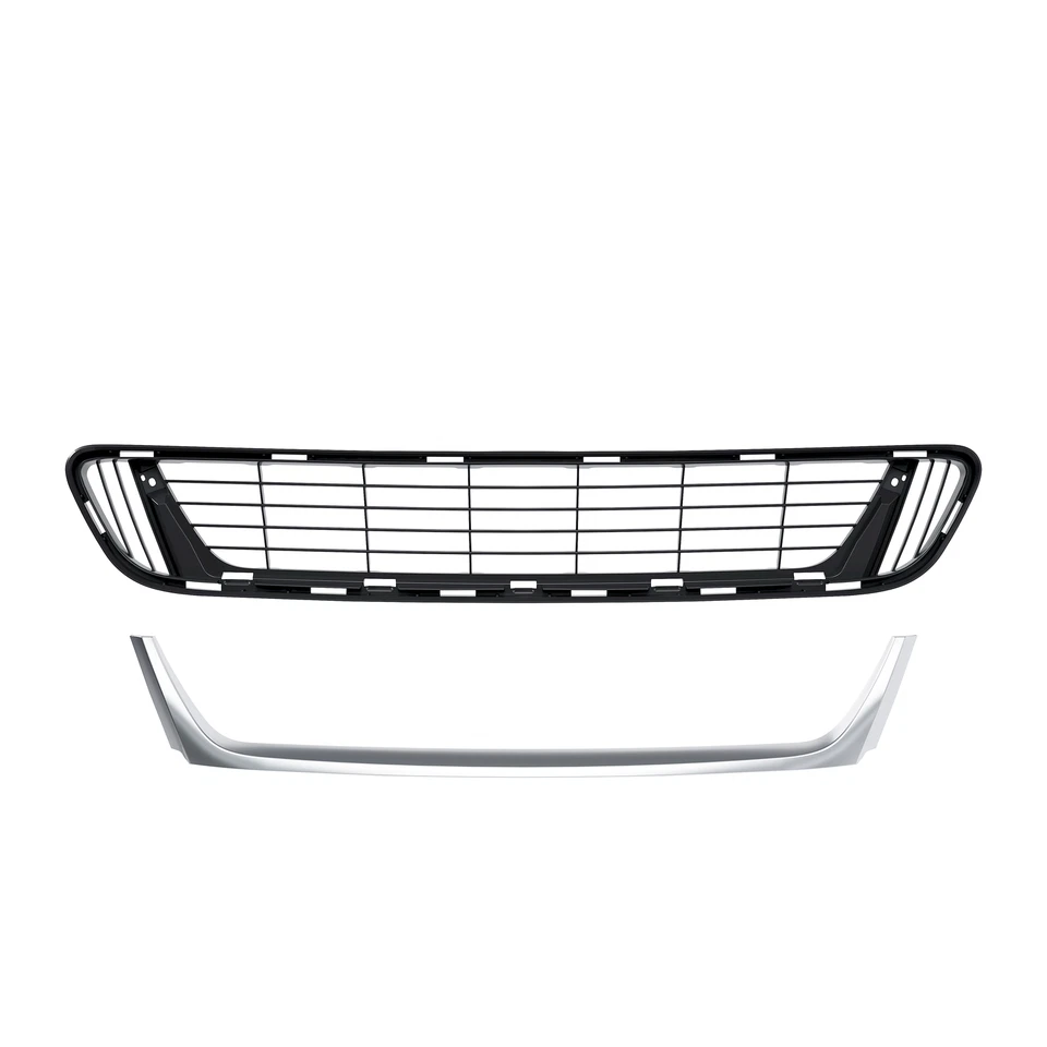 Parrilla delantera superior e inferior + moldura para Toyota Venza 2013 2014 2015 2016 Foto 4 de 4