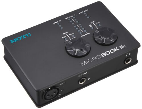 MOTU MICROBOOK IIC 4 Inn 6 -out iOS compatible USB audio interface - Picture 1 of 4