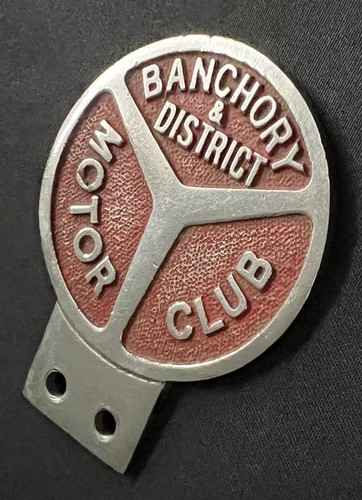 BANCHORY & DISTRICT MOTOR CLUB SCOTISH VINTAGE MOTORSPORT BADGE EMBLEM INSIGNIA - Picture 3 of 6