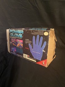 NINTENDO NES POWER GLOVE + ORIGINAL WHITE GLOVE! COMPLETE IN BOX w/INSTRUCTIONS