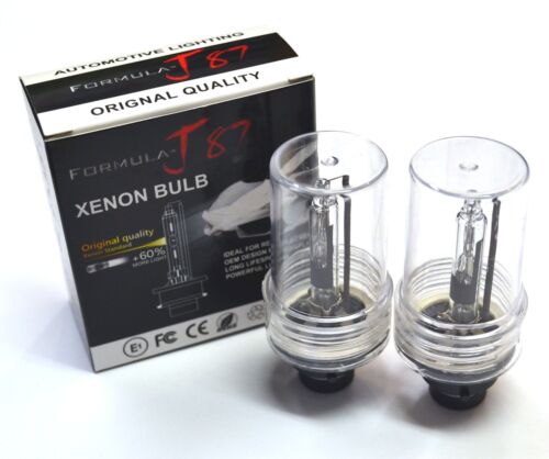 HID Xenon D2R Two Bulbs Head Light 4300K Stock Bi-Xenon Replace Lamp Low Beam - Picture 2 of 12