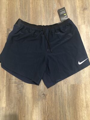 NIKE PRO DRI FIT KNIT MEN Sz XL HYBRID TRAINING SHORTS OBSIDIAN CJ4997-451