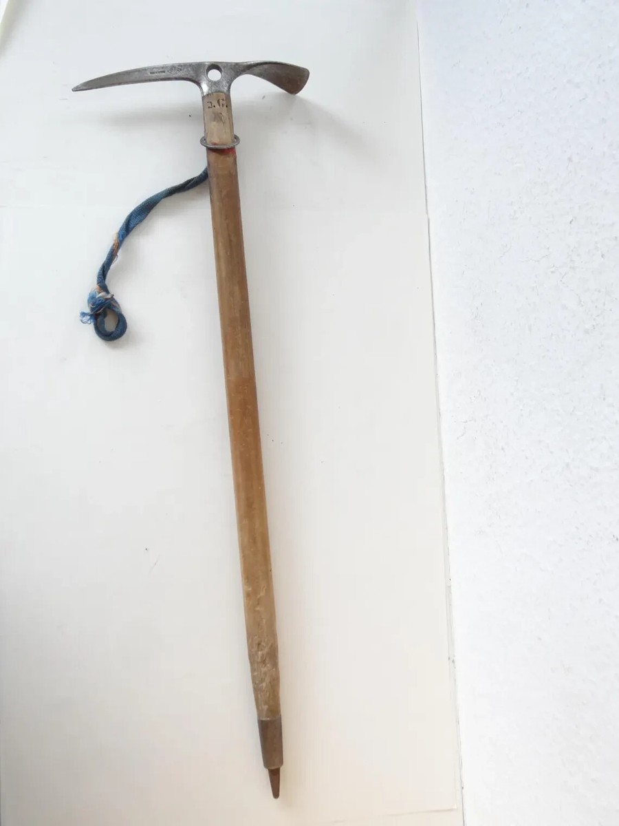 Vintage Austrian Stubai ice axe Piolet 32'' inch Mountaineer Alps