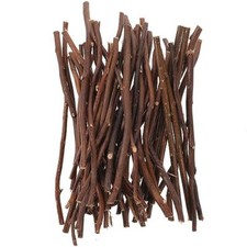 50Pcs Wood Log Sticks DIY Dried Wood Sticks 30cm Wood Craft Sticks Natural Tw...