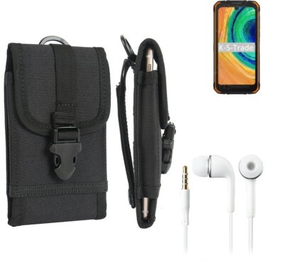 Gürteltasche für Doogee S59 + Kopfhörer Holster Schutzhülle Tasche Sleeve po