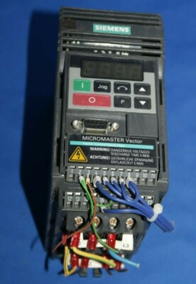 Siemens 6SE3210-7BA40 MICROMASTER VECTOR 3PH 0.12 KW 6SE32107BA40