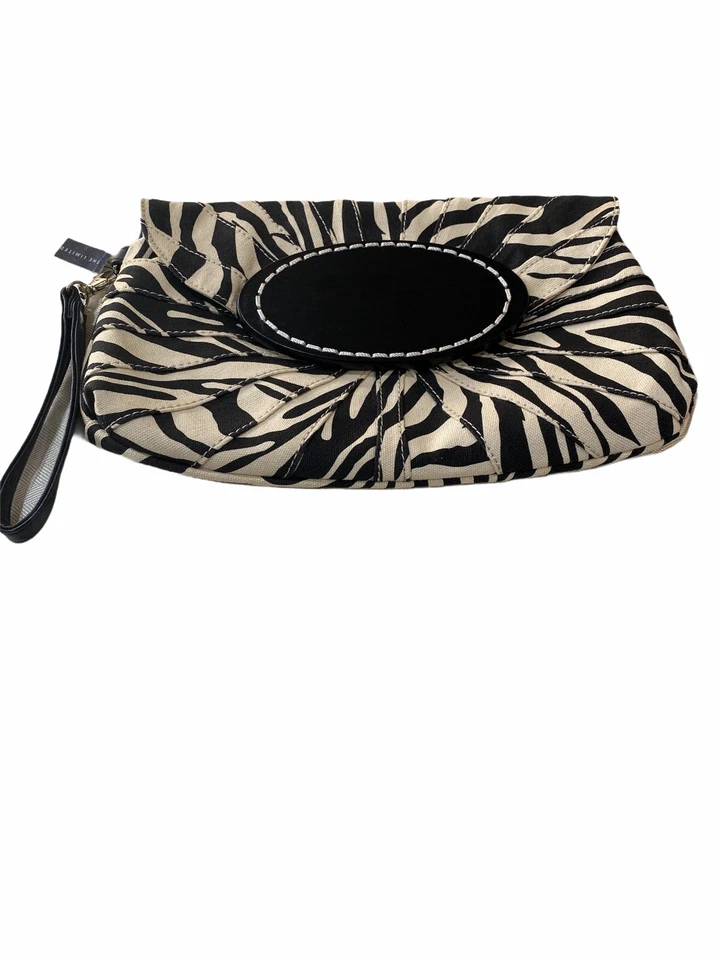 二手 限量斑马纹手腕手拿包 钱包 P1