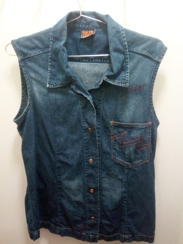 Walter Van Beirendonck, W< Walter Van Beirendonck PROTOTYPE I Rare Denim blouse Top I Lady L