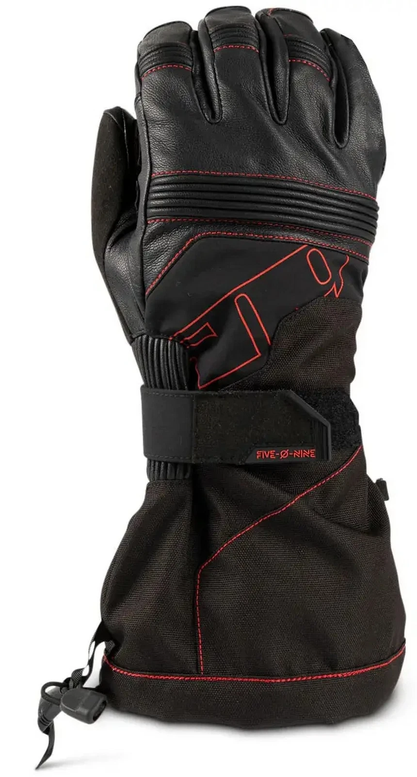509 Range Insulated Mens Snowmobile Gloves Red